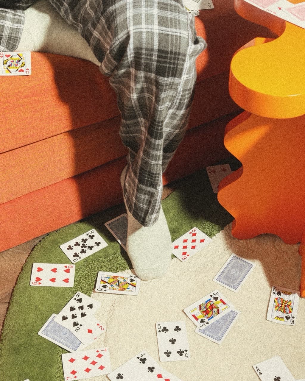 Traveler relaxing in a suite