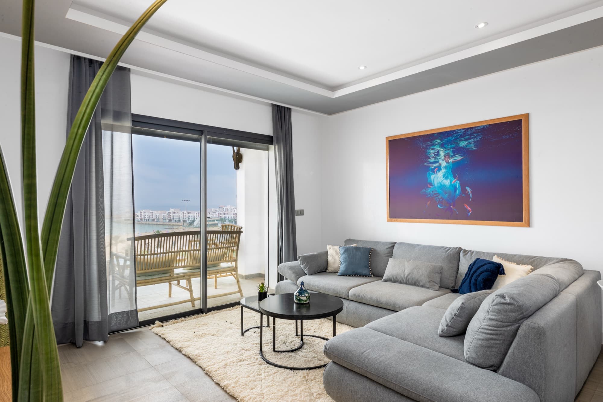 2-Bedroom Balcony Apartment — suite at StayHere Agadir - Marina Residential Living, Agadir
