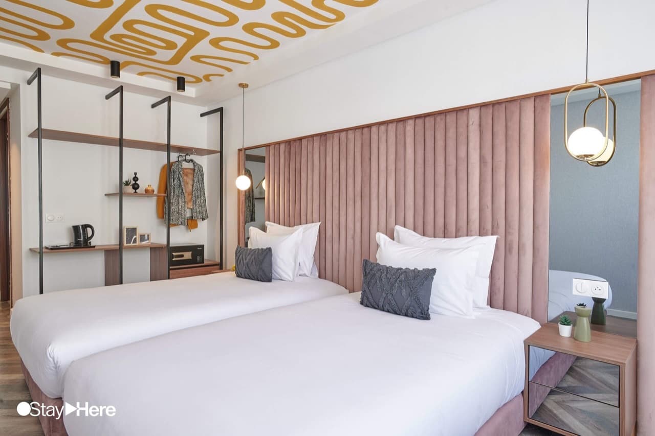Twin Room at StayHere Rabat - Agdal Boutique Hotel — photo 3