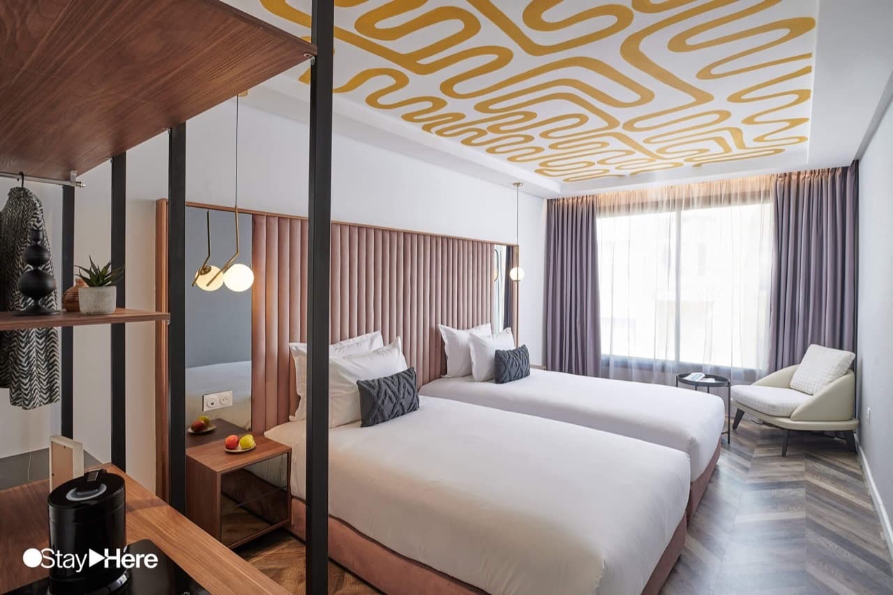 Twin Room at StayHere Rabat - Agdal Boutique Hotel — photo 4