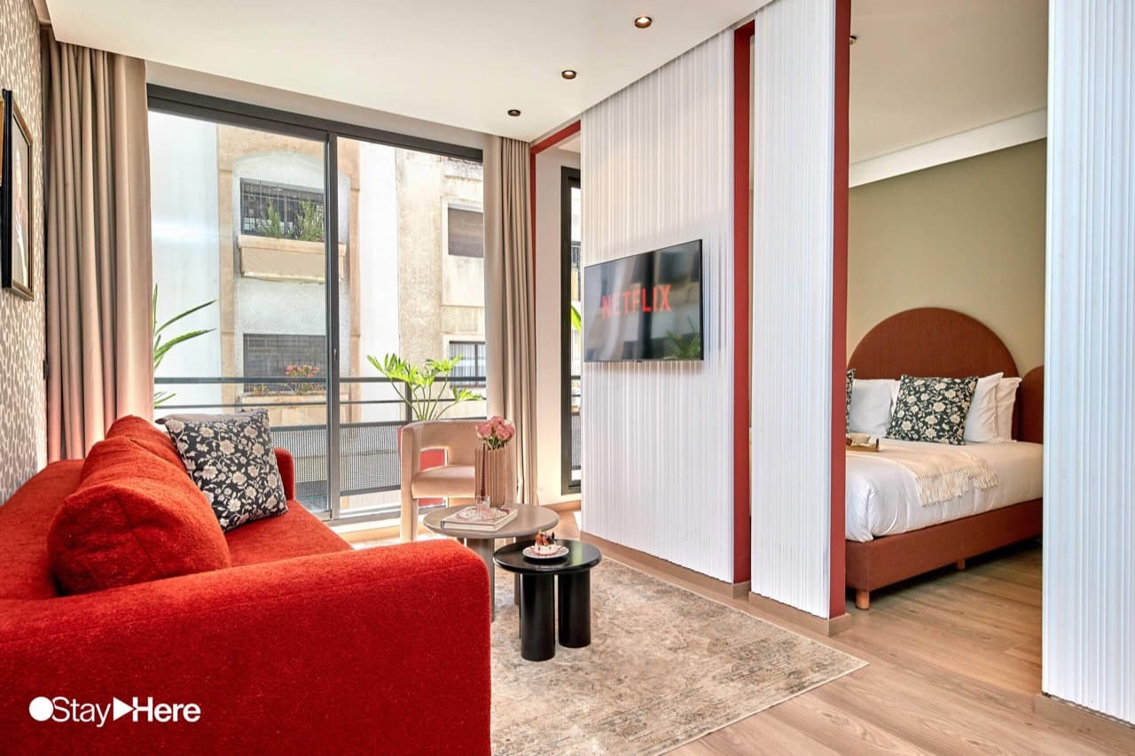Cozy Balcony Apartment at StayHere Casablanca - Maarif Lifestyle Suites — photo 5