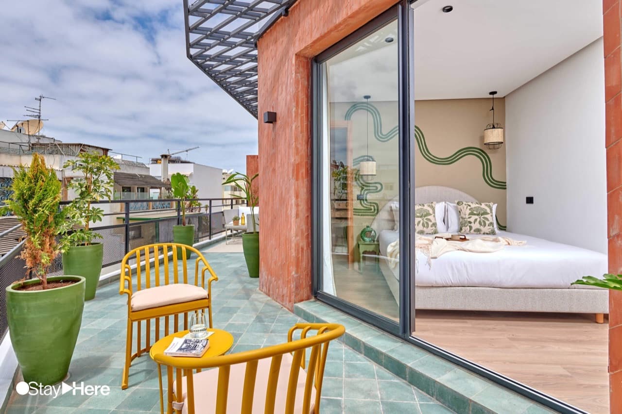 Large Terrace Apartment at StayHere Casablanca - Maarif Lifestyle Suites — photo 5
