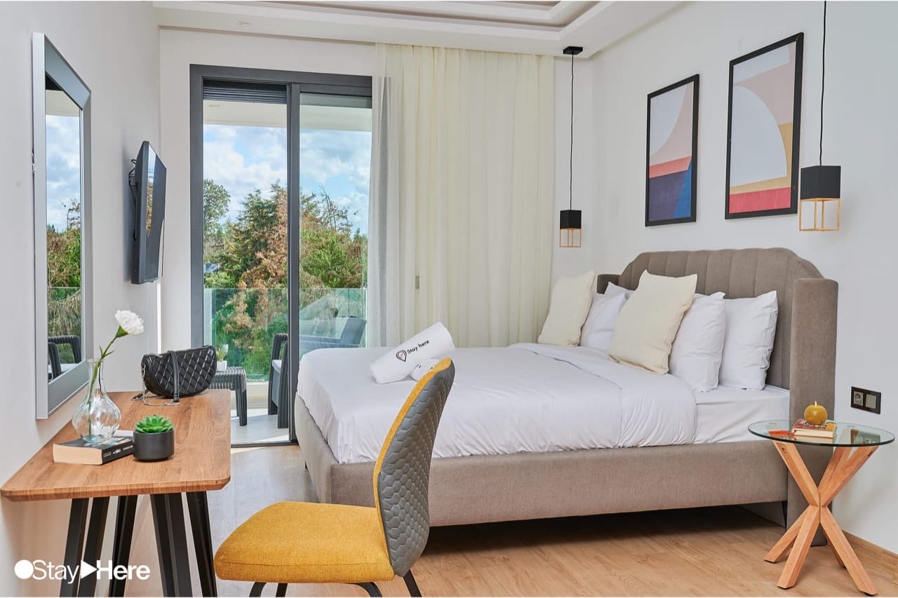 Three-Bedroom Apartment with Balcony at StayHere Rabat - Hay Riad Residential Living — photo 8